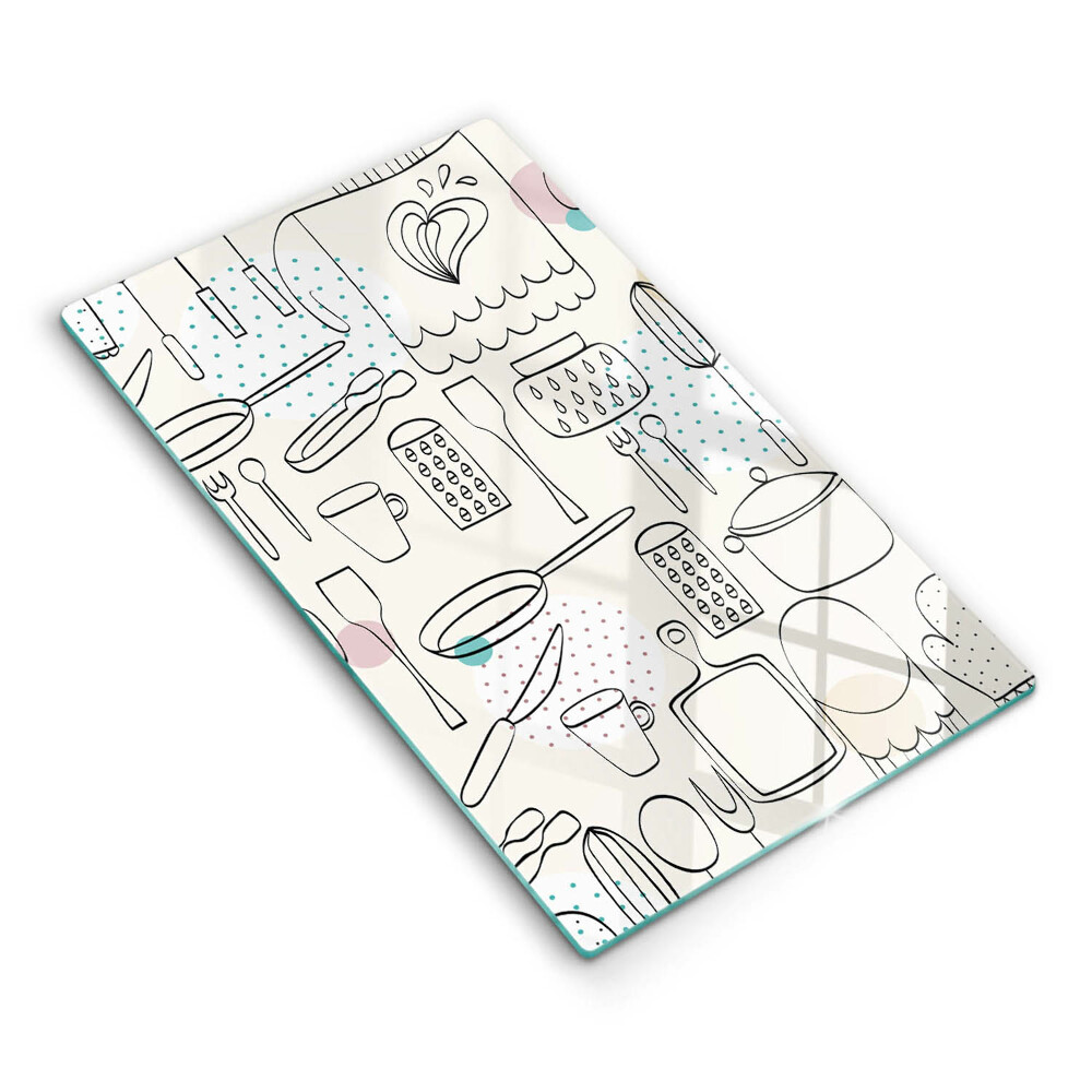 Skleněná krájecí deska Kuchyňské doplňky