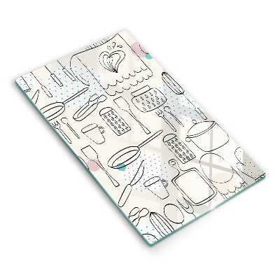 Skleněná krájecí deska Kuchyňské doplňky