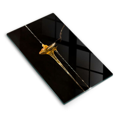 Skleněná krájecí deska Lžíce medu