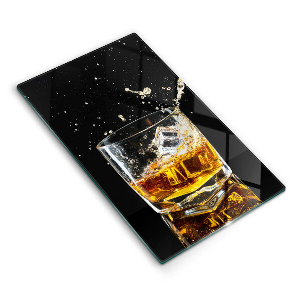 Skleněné krájecí prkénko Sklenice whisky