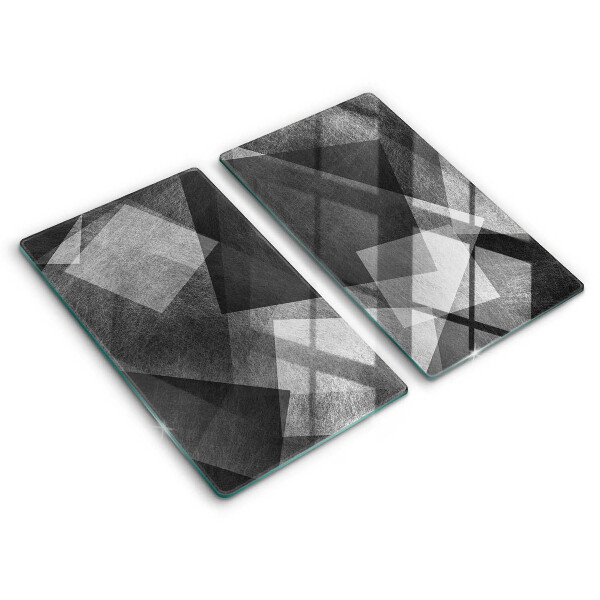 Krájecí prkénko skleněné Geometrická abstrakce