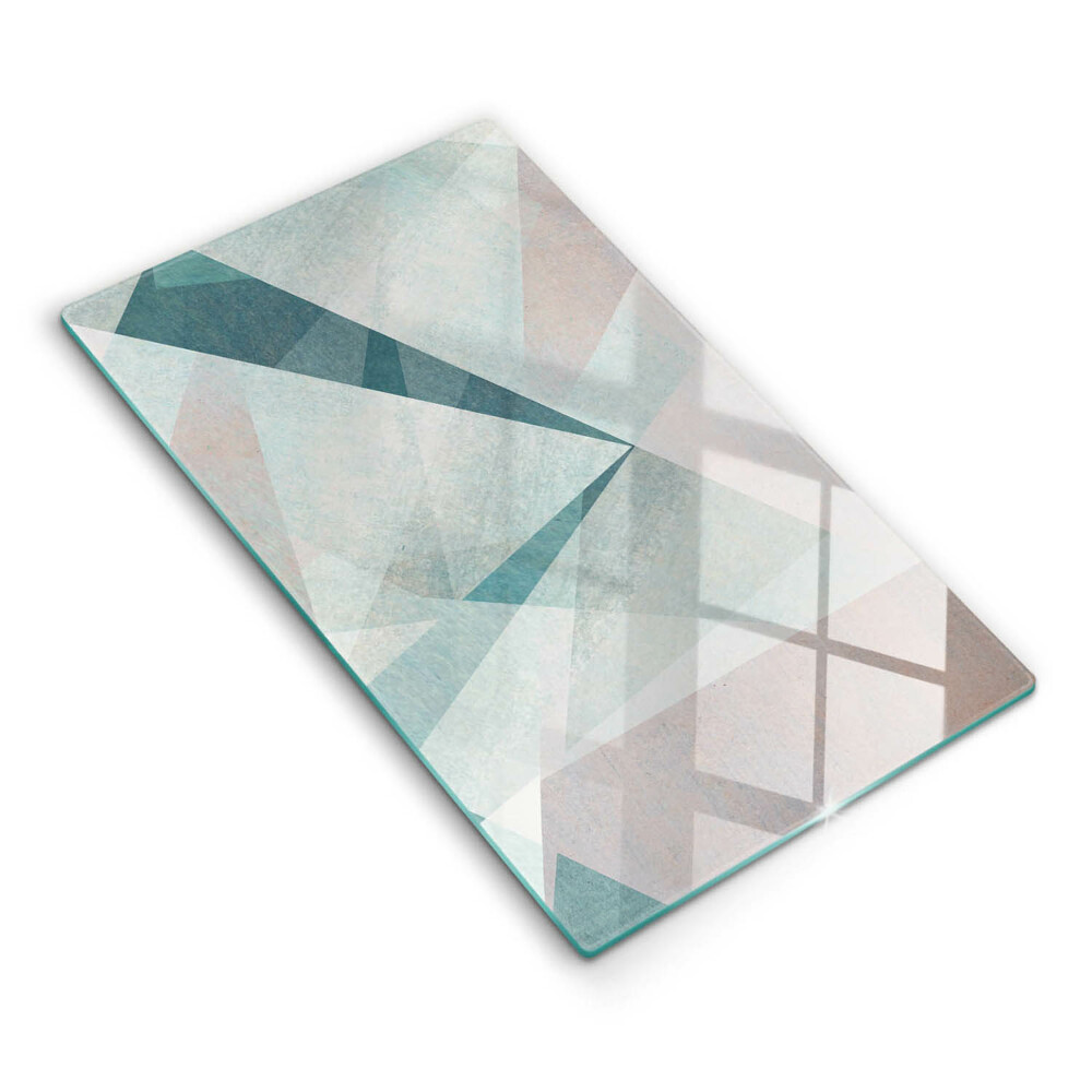 Krájecí prkénko skleněné Ostrá abstrakce