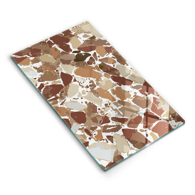 Skleněná deska do kuchyně Kamenná dekorativní skvrna