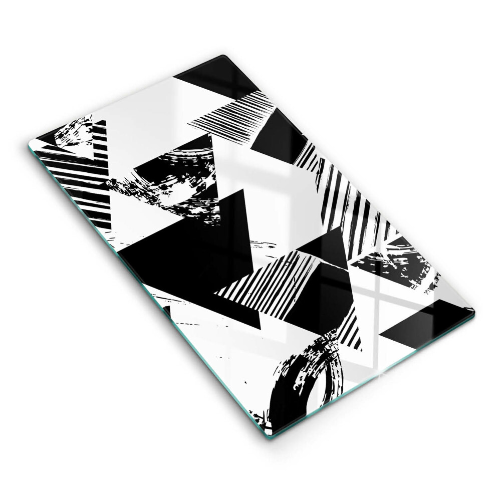 Skleněná deska do kuchyně Geometrické trojúhelníky