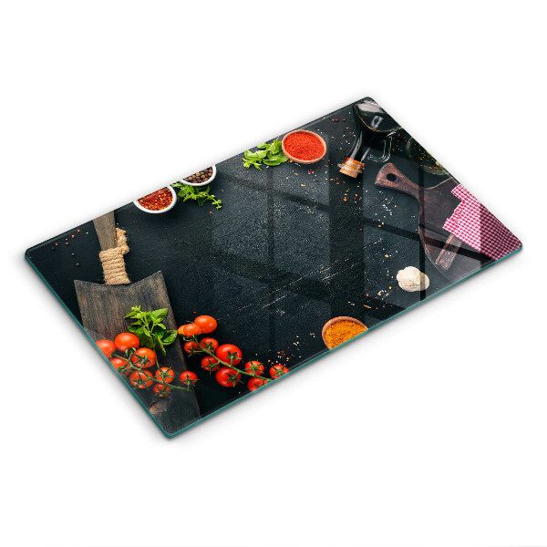 Skleněná deska do kuchyně Cherry rajčata
