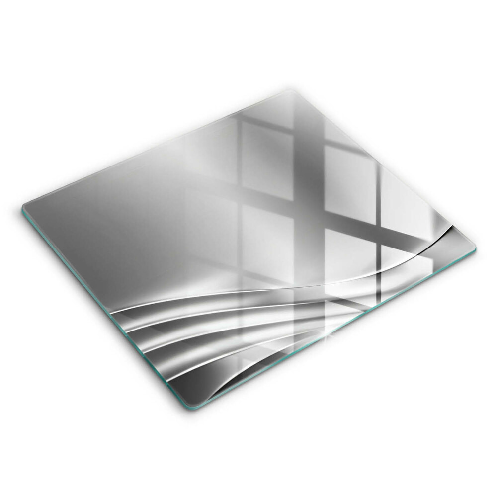 Skleněná krájecí deska 60x52 cm Kovová struktura