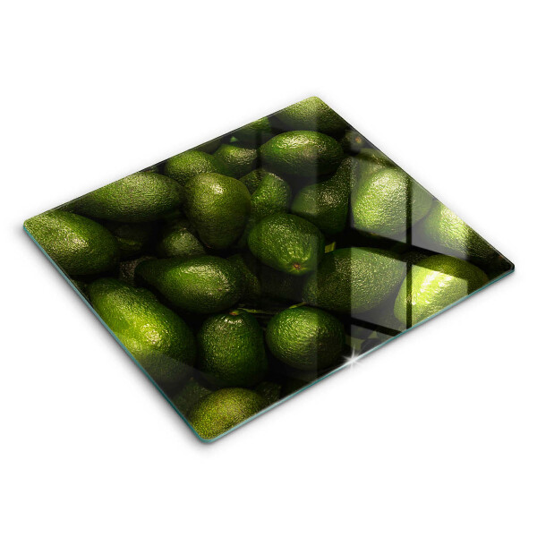 Skleněná krájecí deska 60x52 cm Ovoce avokáda