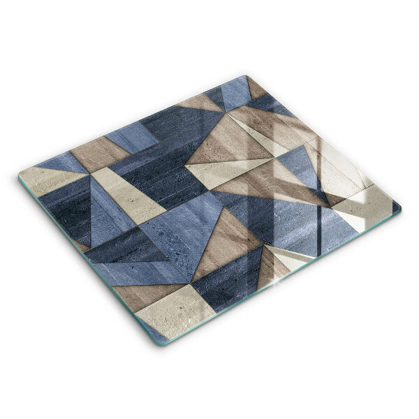 Skleněná deska do kuchyně 60x52 cm Geometrická abstrakce