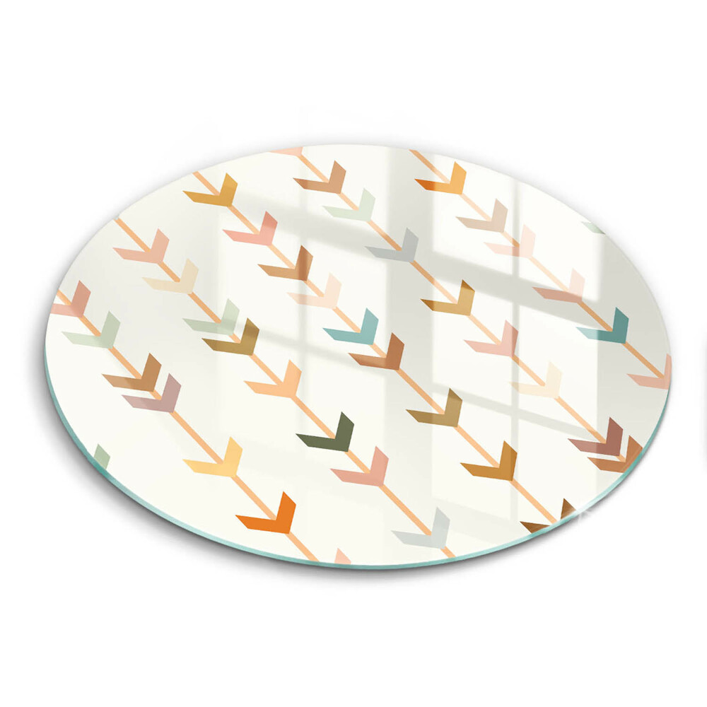 Skleněné krájecí prkénko okrągła Geometrické prvky