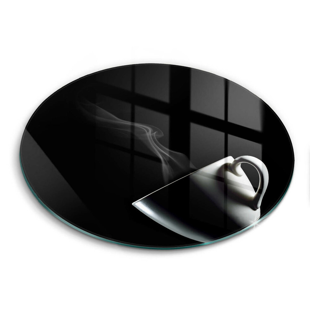 Skleněné krájecí prkénko okrągła Šálek čaje