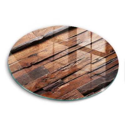 Skleněná krájecí deska okrągła Dekorativní dřevěná prkna