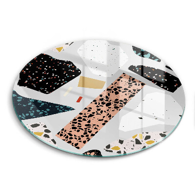 Skleněné krájecí prkénko okrągła Kamenný gres