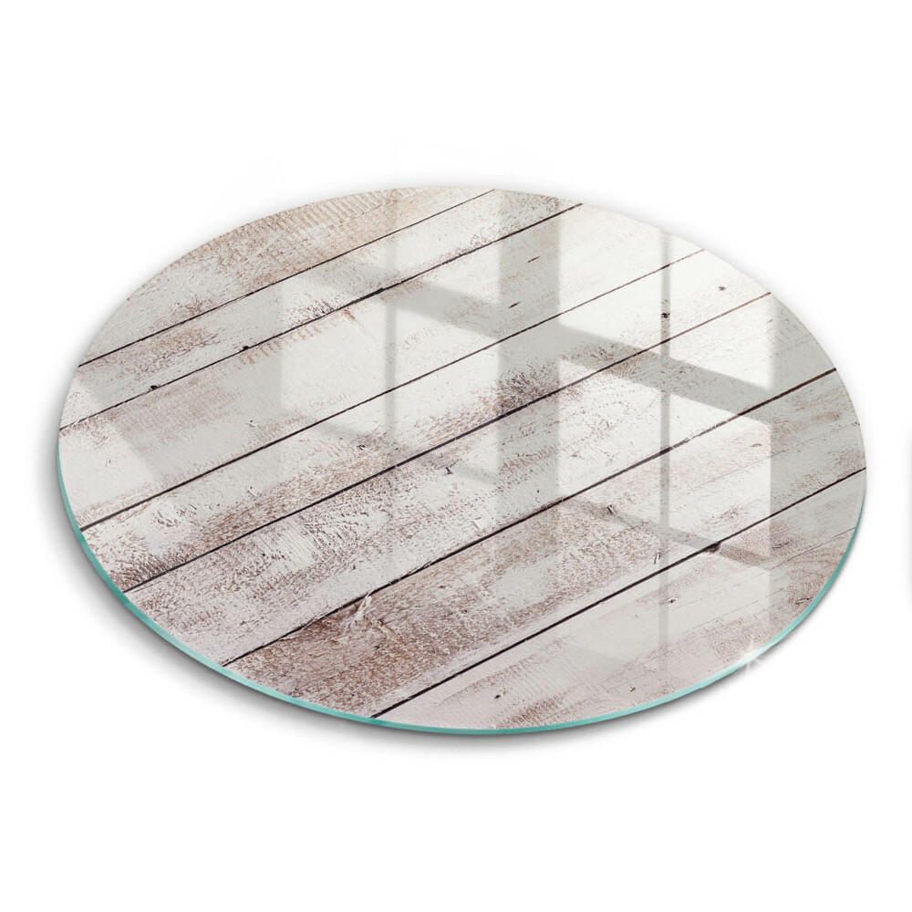 Skleněné krájecí prkénko okrągła Stará dřevěná prkna