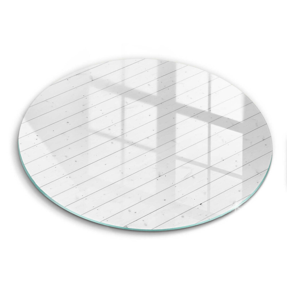 Skleněná deska do kuchyně okrągła Moderní světlé desky