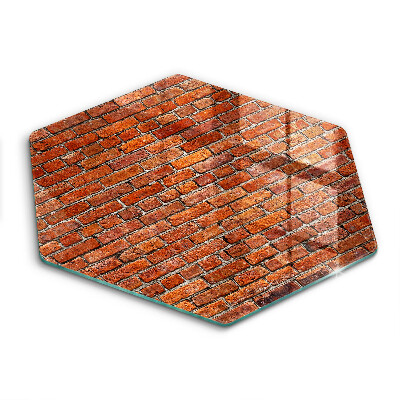 Krájecí prkénko skleněné Cihlová zeď