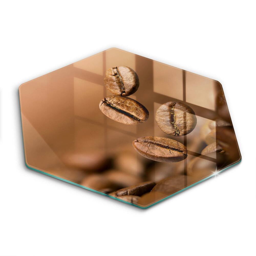 Skleněná deska do kuchyně Kávová zrna