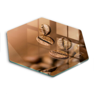 Skleněná deska do kuchyně Kávová zrna