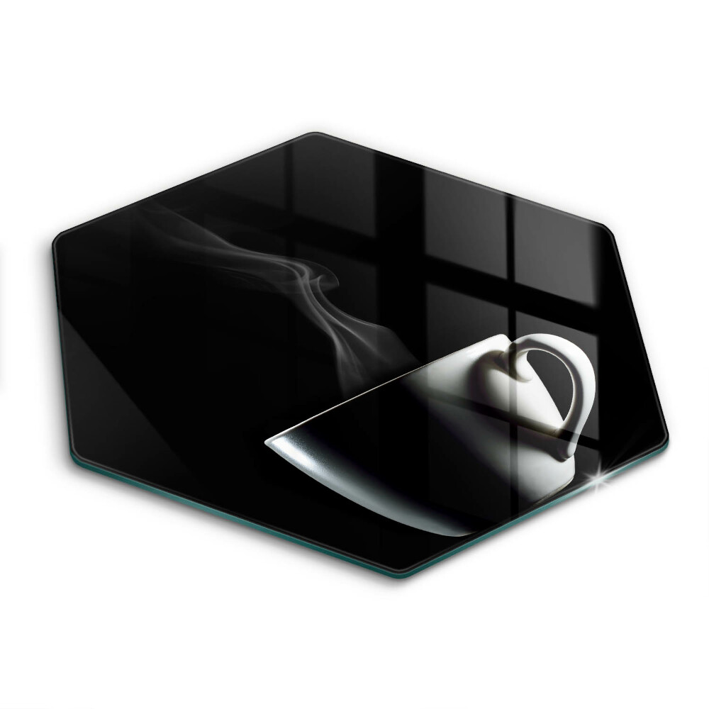 Skleněná krájecí deska Šálek čaje