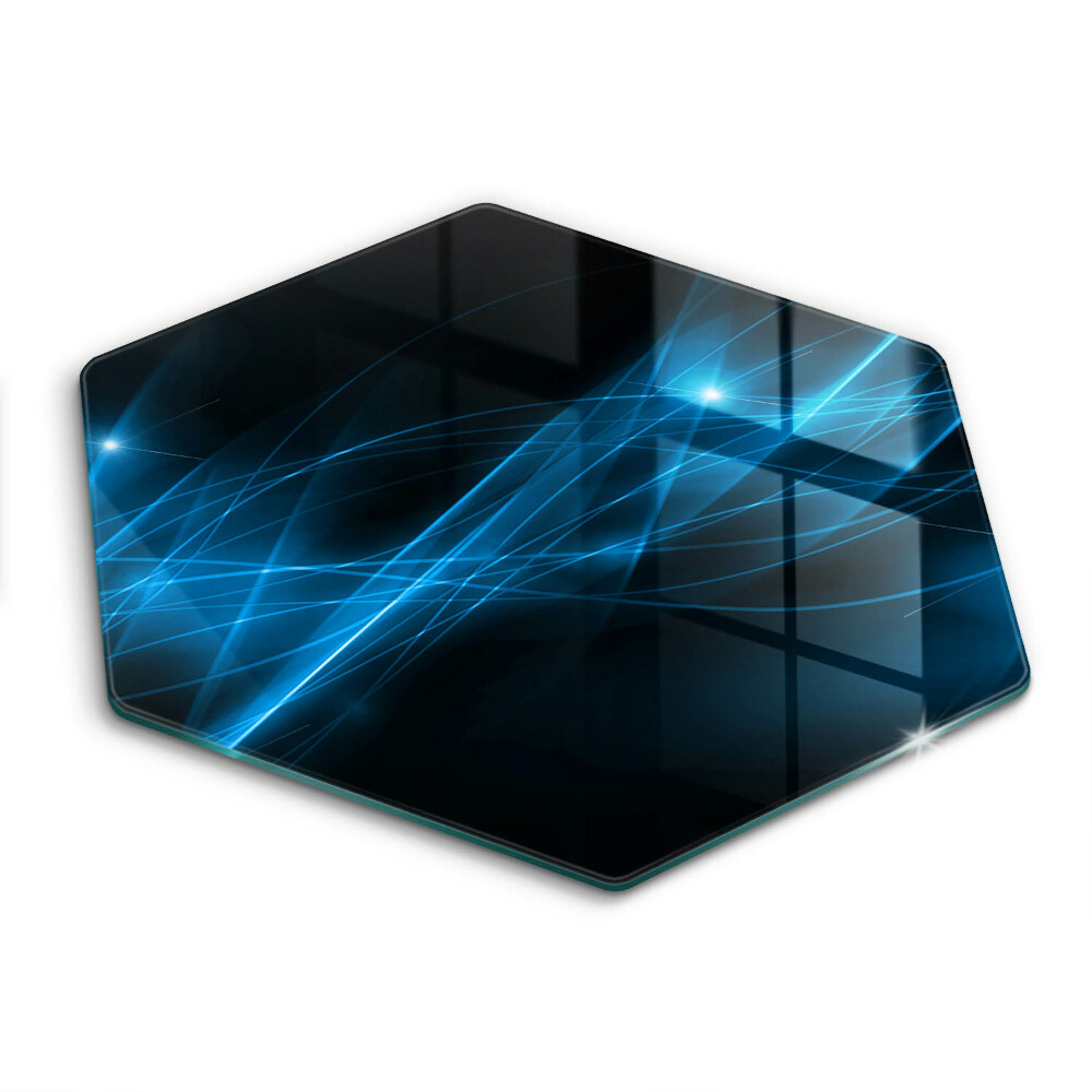 Krájecí prkénko skleněné Abstraktní modrý kouř