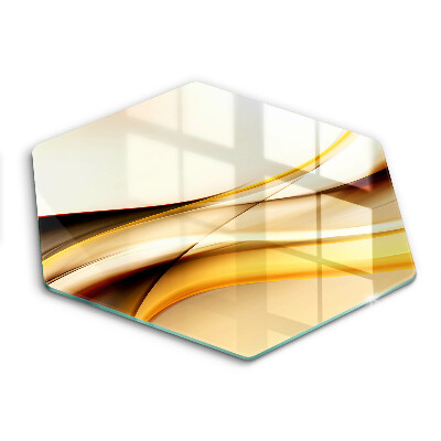 Skleněné krájecí prkénko Abstraktní kouřové čáry