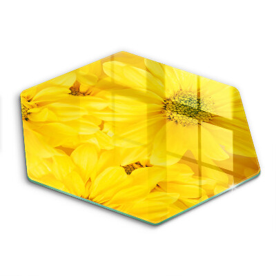 Krájecí prkénko skleněné Okvětní lístky květin