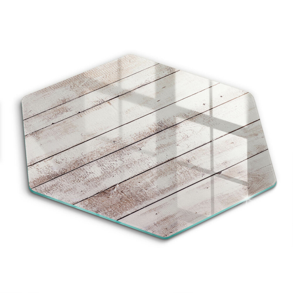 Skleněná deska do kuchyně Stará dřevěná prkna