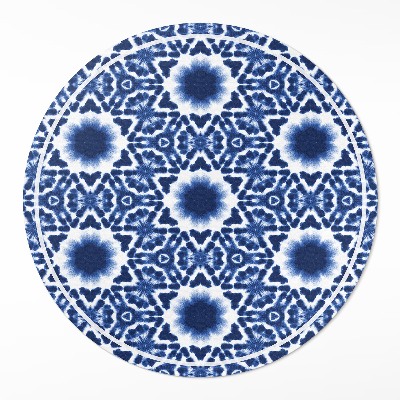 Kulatý vinylový koberec Dekorativní řecký vzor mozaiky