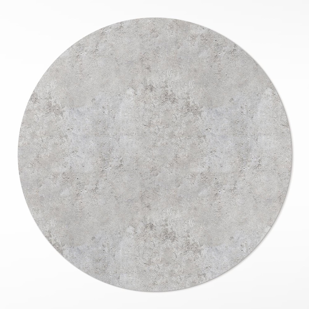 Kulatý vinylový koberec Surový kámen industriální beton