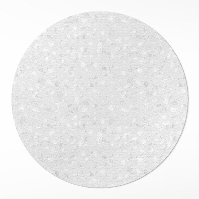 Kulatý vinylový koberec Světlý kámen ozdobný jemný gres