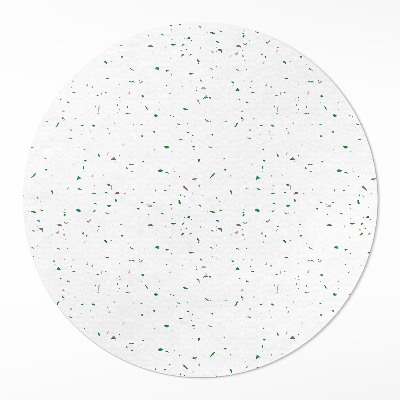 Kulatý vinylový koberec Drobný světlý gres ozdobný kámen