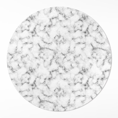 Kulatý vinylový koberec Abstraktní kámen stylový mramor