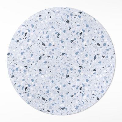 Kulatý vinylový koberec Kamenná deska stylový gres