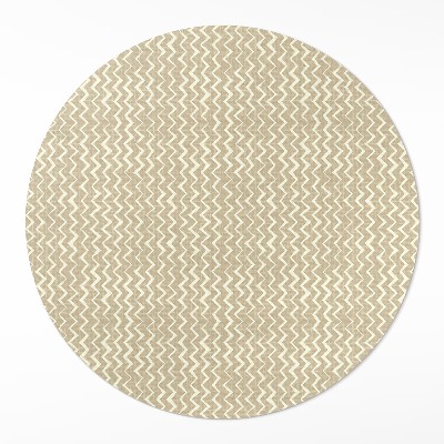 Kulatý vinylový koberec Nepravidelné ornamenty design boho