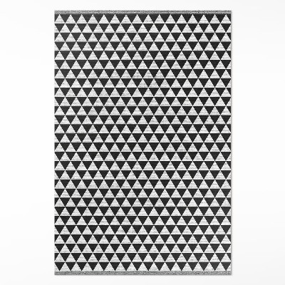 Vinylový koberec Geometrický vzor trojúhelníky imitace tkaniny