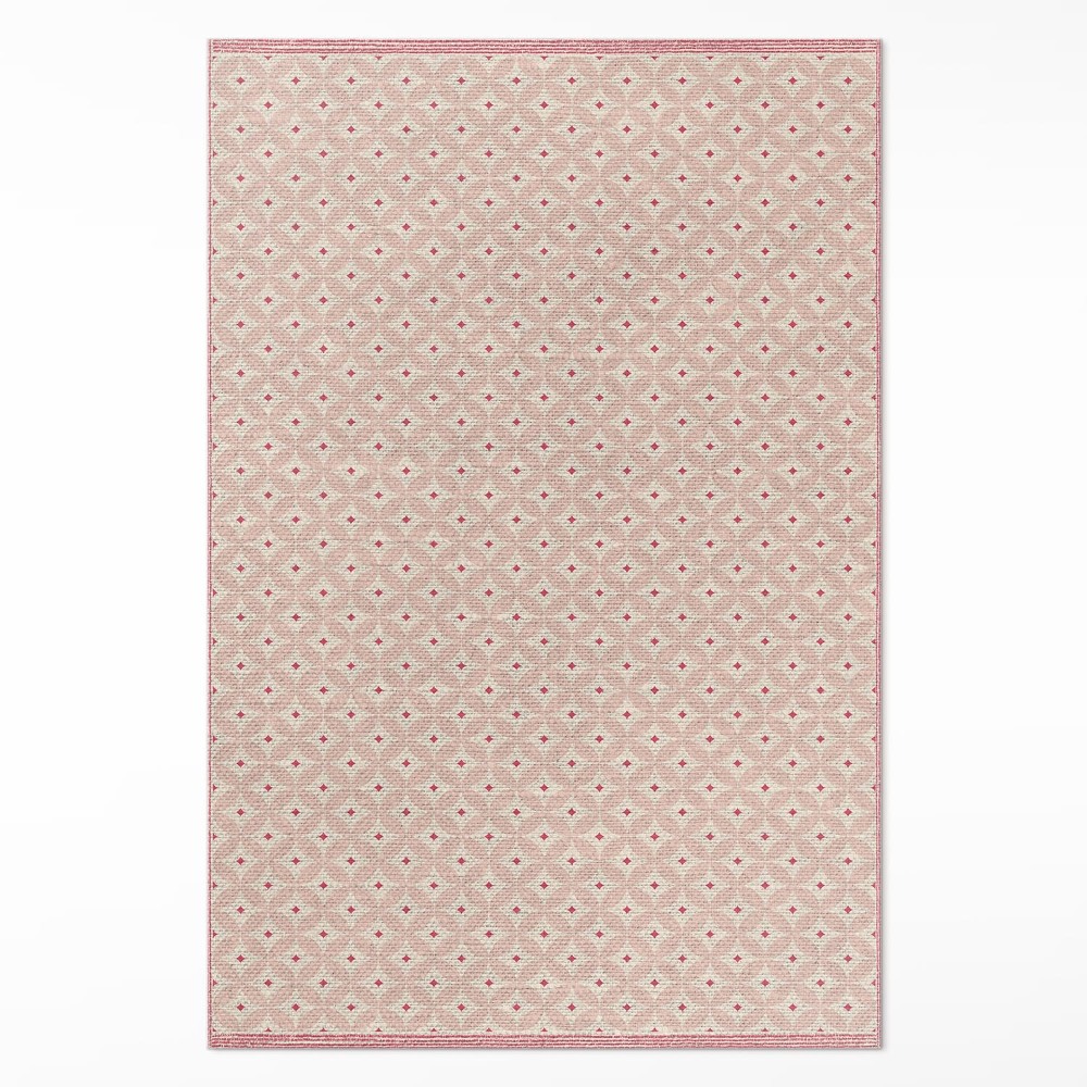 Vinylový koberec Růžový orientální vzor imitace tkaniny