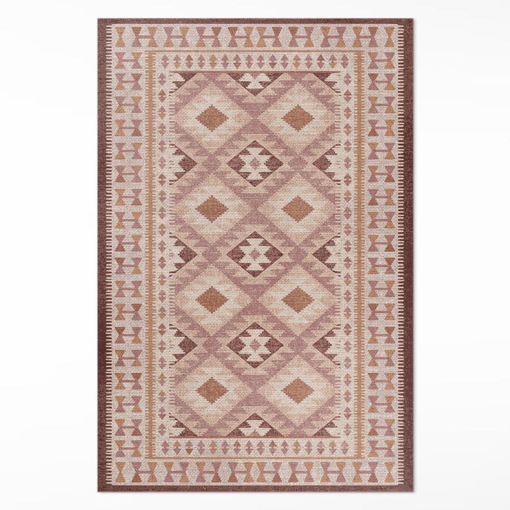 Vinylový koberec Vintage vzor dekorativní imitace tkaniny