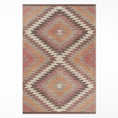 Vinylový koberec Turecký vzor ozdobná imitace tkaniny