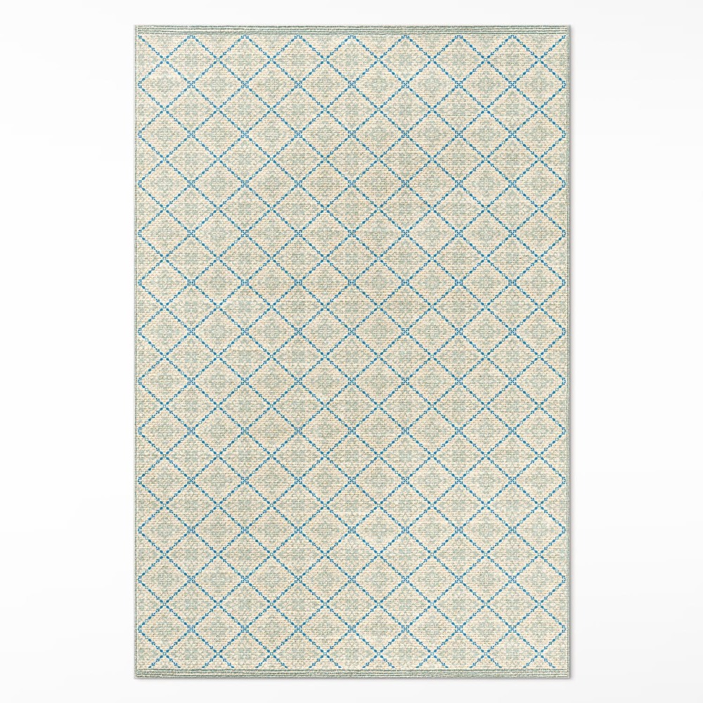 Vinylový koberec Geometrické linie imitace tkaniny