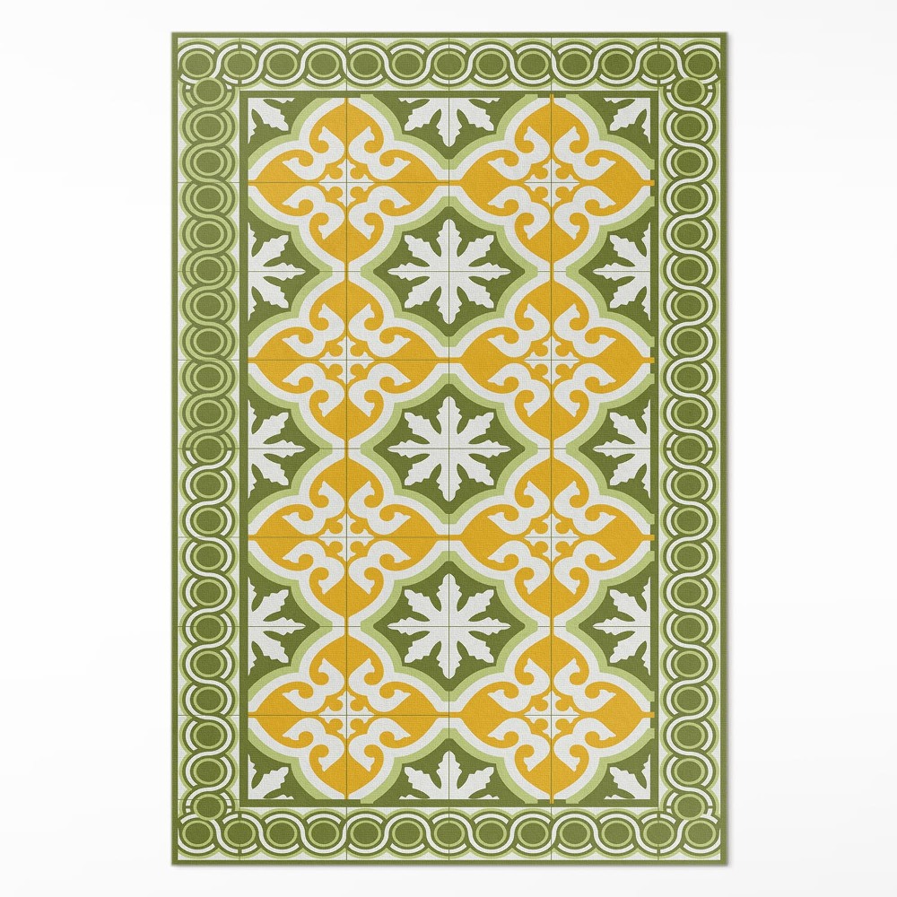 Vinylový koberec Klasické kachličky jasná mozaika