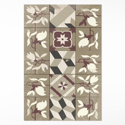 Vinylový koberec Kachličky magnolia dekorativní mozaika