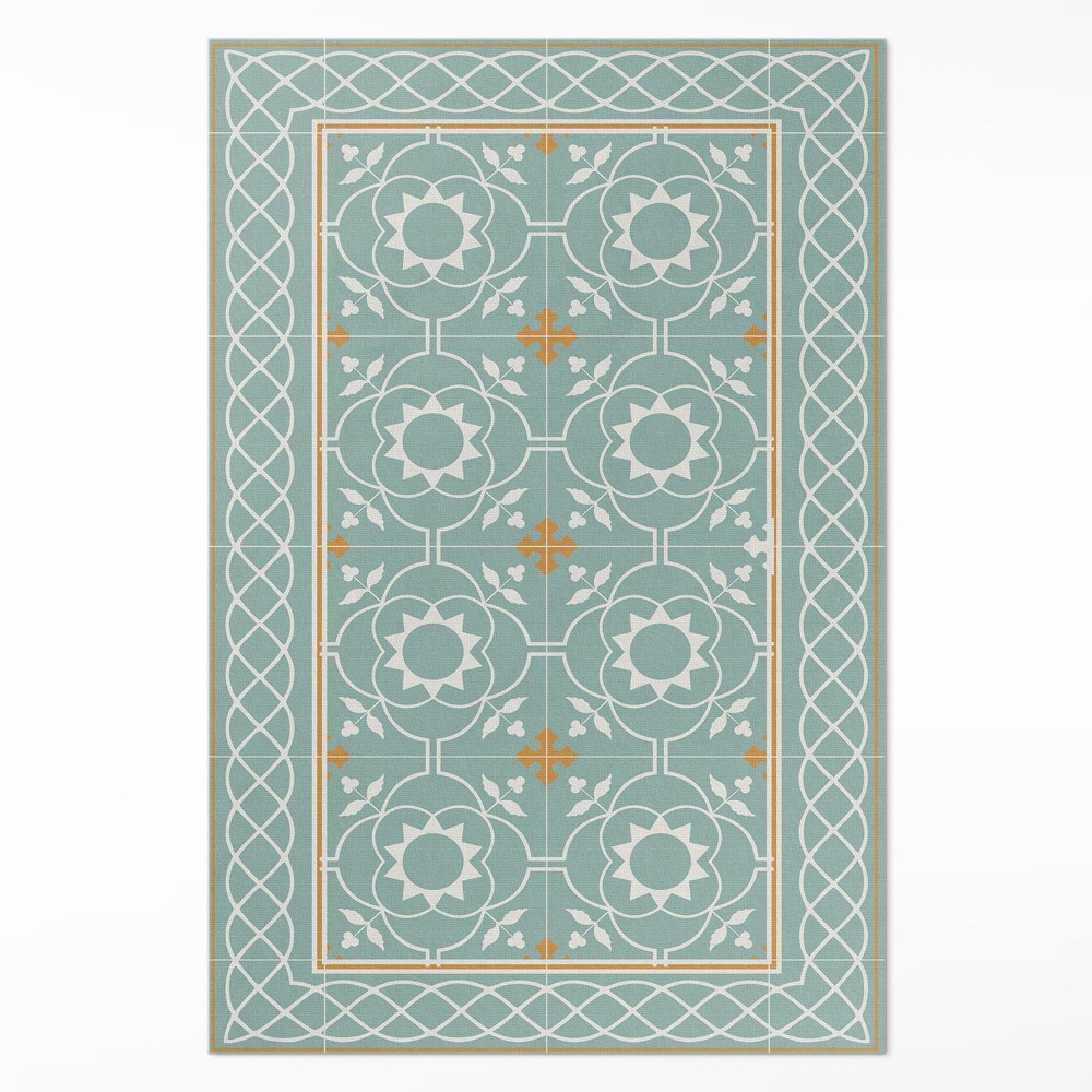 Vinylový koberec Vintage symetrie dekorativní kachličky