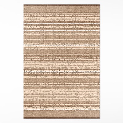 Vinylový koberec Hnědá tkanina boho vintage styl