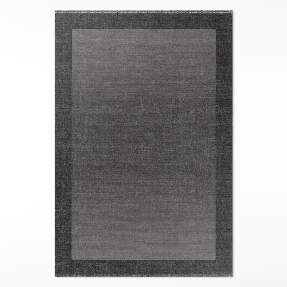 Vinylový koberec Šedý rám klasický vzor tkaniny