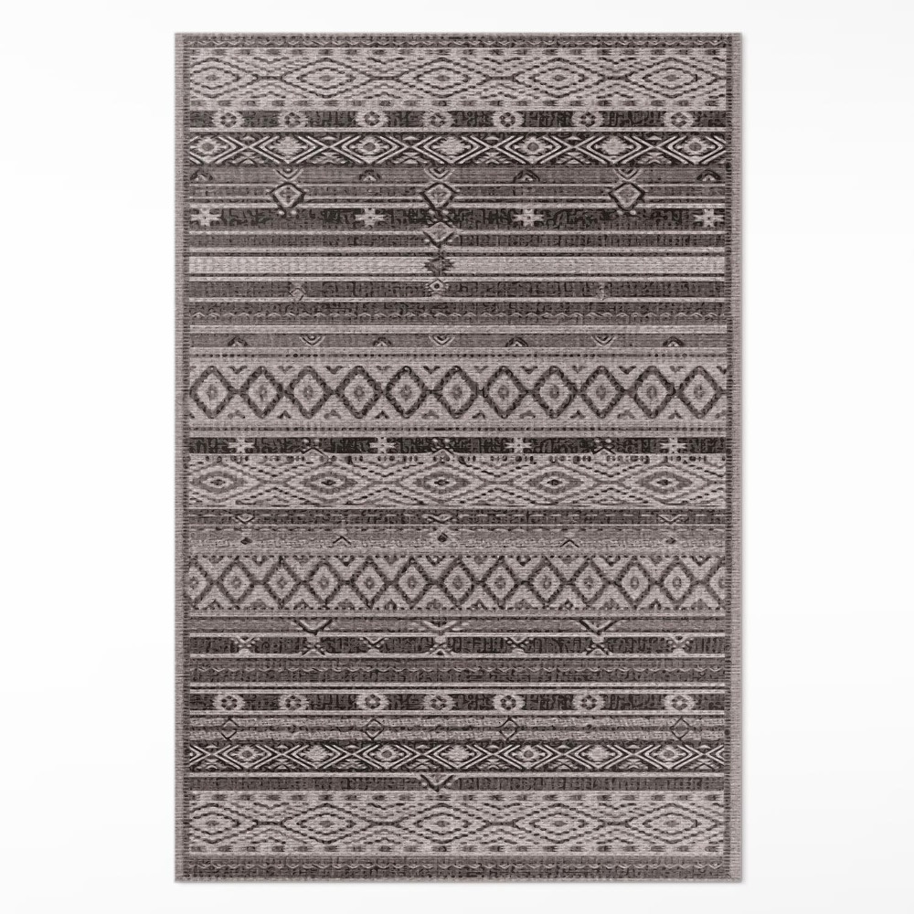 Vinylový koberec Indiánské vzory imitace tkaniny