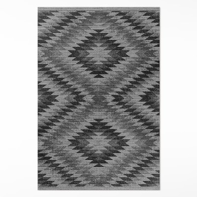 Vinylový koberec Tmavé rovnoběžníky imitace tkaniny