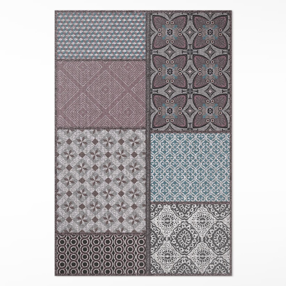 Vinylový koberec Směs stylů imitace tkaniny