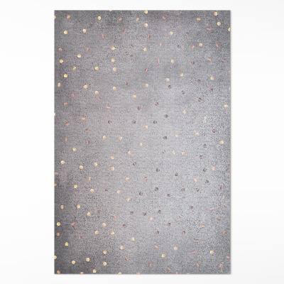 Vinylový koberec Světlé a tmavé tečky na šedé textuře