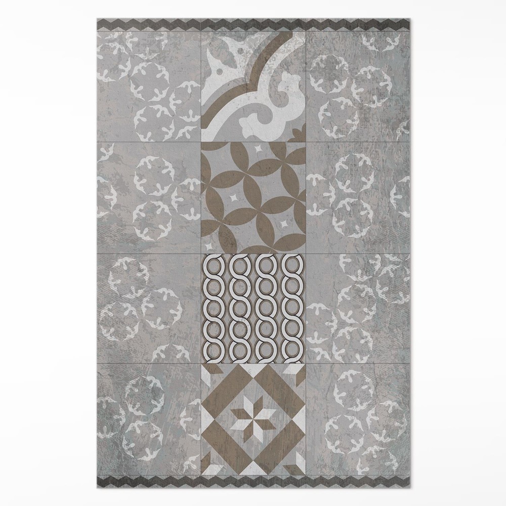 Vinylový koberec Ozdobné kachličky staré dlaždice