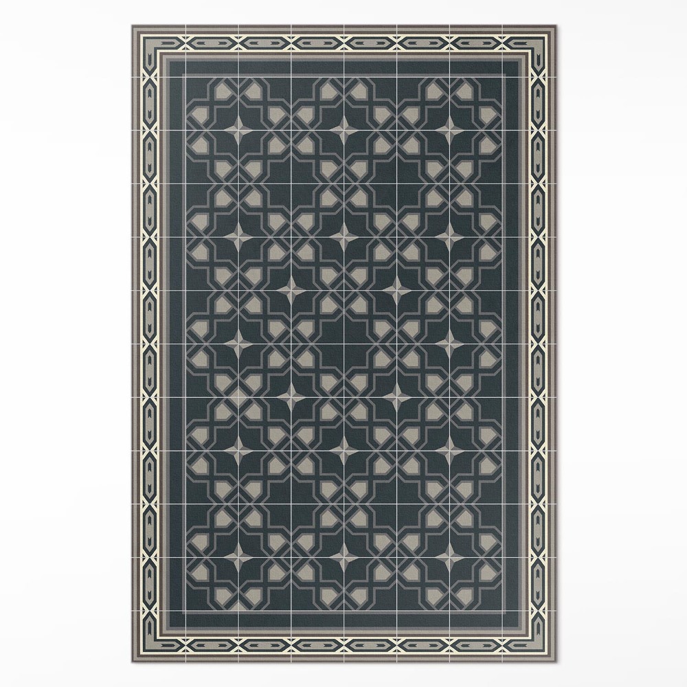 Vinylový koberec Hvězdy geometrické stará mozaika