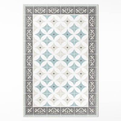 Vinylový koberec Skandinávské kruhy pastelová mozaika